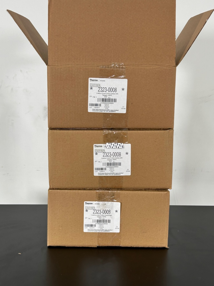 Image of Lot Of Thermo Lowboy Low-Profile Carboy w/ Spigot - Quantity 3